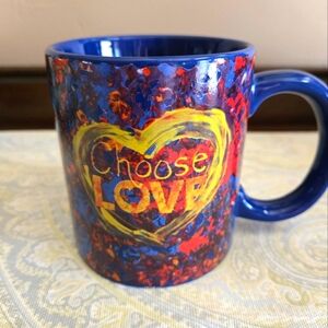 NEW Penzeys CHOOSE LOVE I Will Vote 11/5/24 Ceramic Mug Save Our Planet With Box